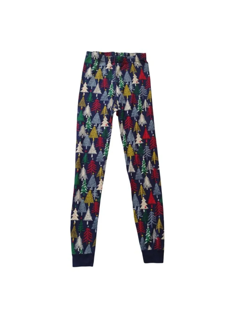 Hanna Andersson Kids Christmas Tree Pajama Set 12 Organic Cotton Holiday PJs